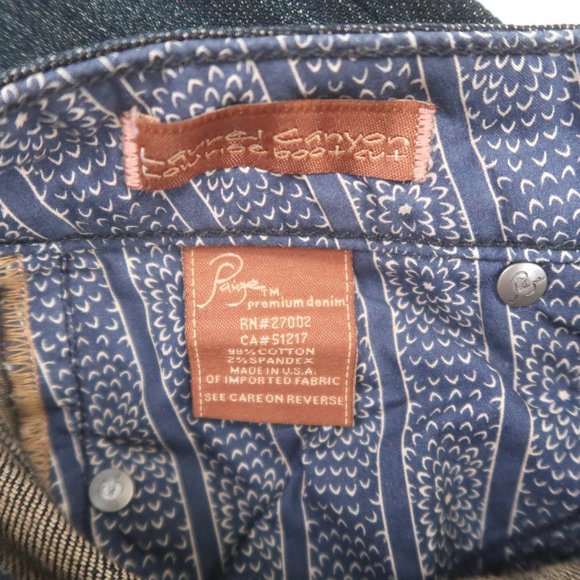 PAIGE Laurel Canyon Low Rise Bootcut Jeans 24, 26 - Picture 10 of 11